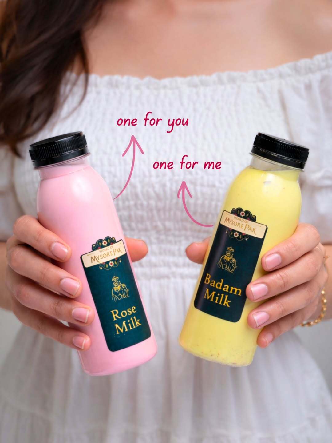 One for you, one for me. Because happiness is sweeter when shared. Premium Indian sweets, tradition.